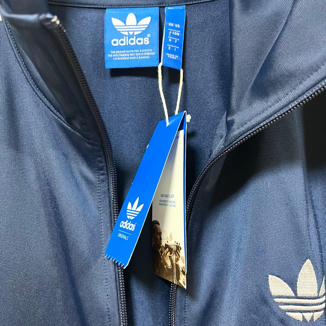 【新品/未使用品/タグ付き】adidas トラックジャケット ネイビー L