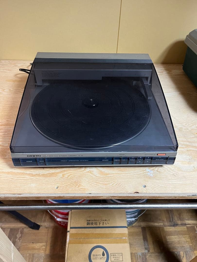 ★レア品★ レコードプレイヤーONKYO LP-33 本体