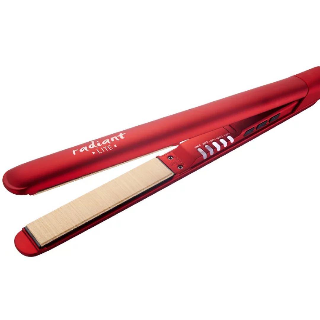 【mark】radiant LITE ストレートヘアアイロン レッド