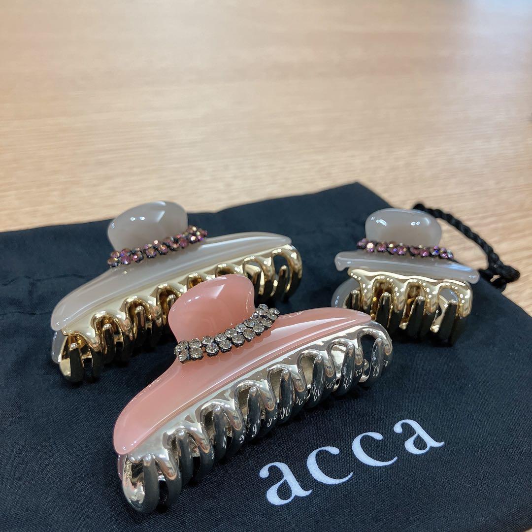 アッカ　クリスタルメッシュ　クリップ　セット