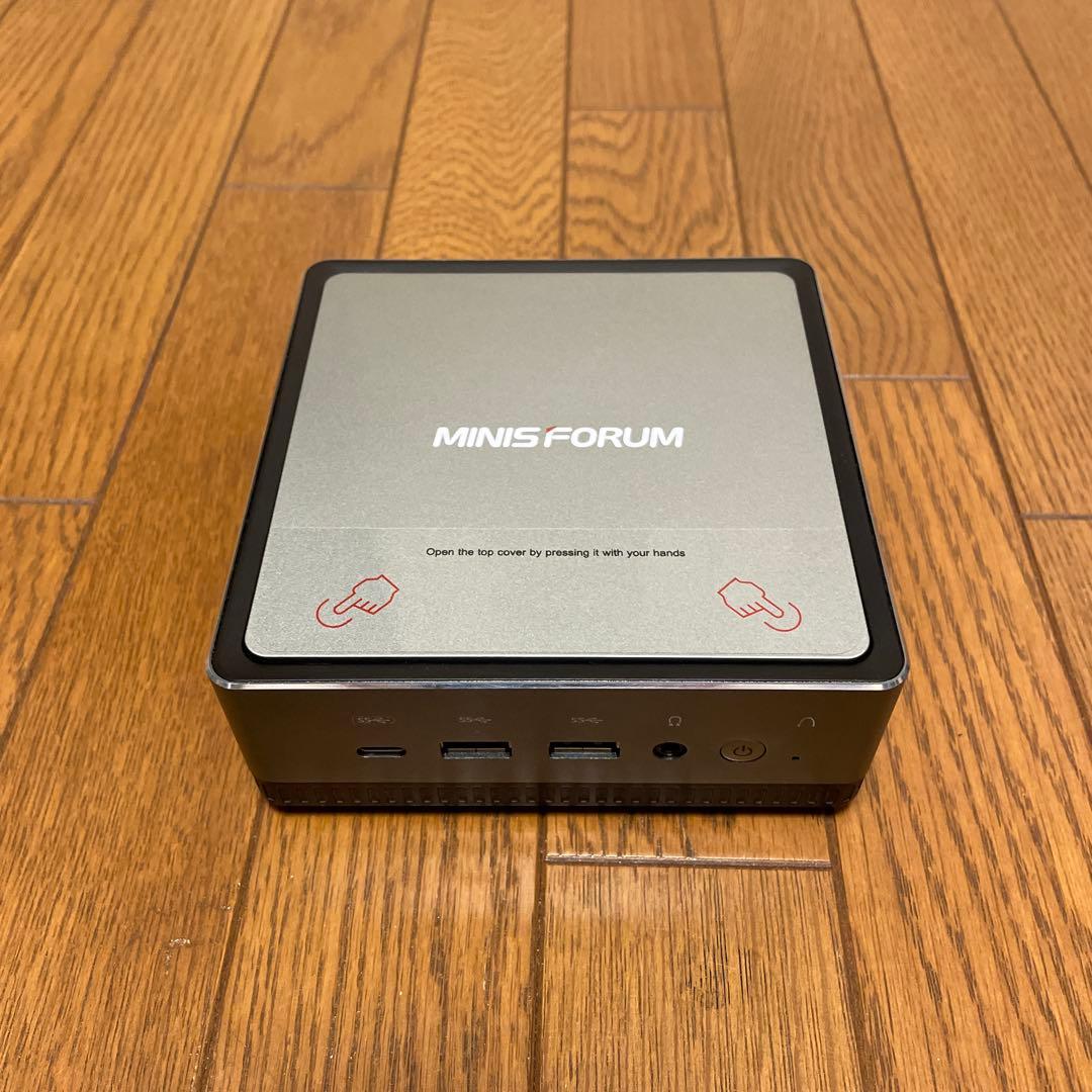 ミニPC MINISFORUM UM700 Ryzen7 3750H 16GB/256GB