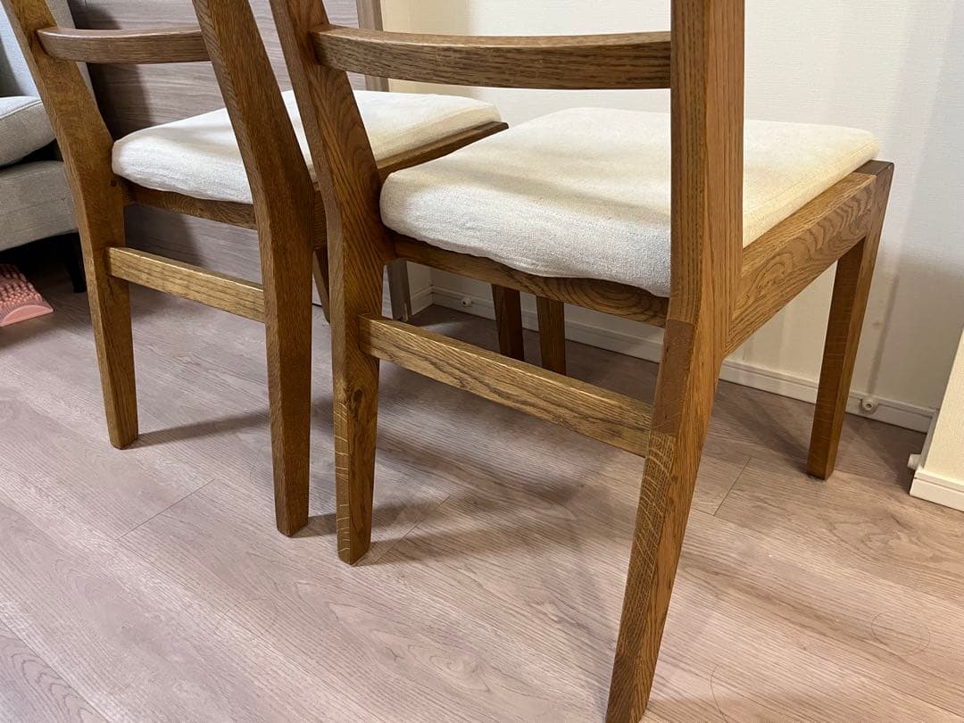 unico ADDAY(アディ)　チェア2脚セット　東京都引き取りのみ