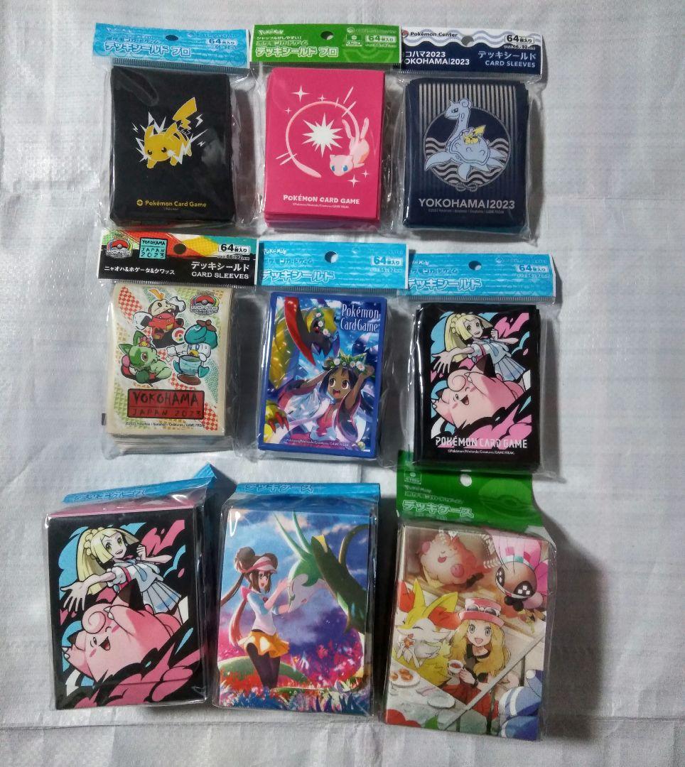ポケットモンスターカードゲーム デッキケース デッキシールド ポケカ まとめ売り