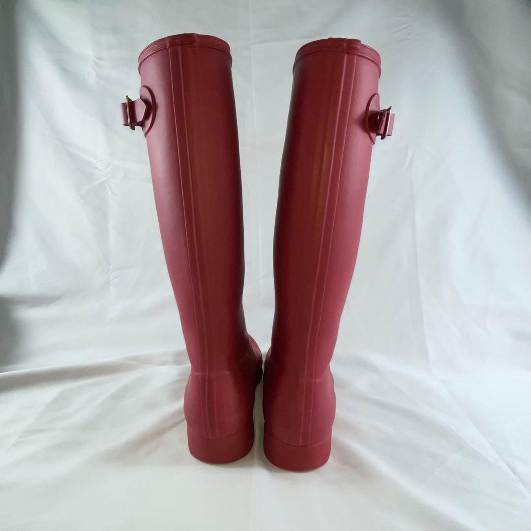 HUNTER ハンター レインブーツ レッド 24