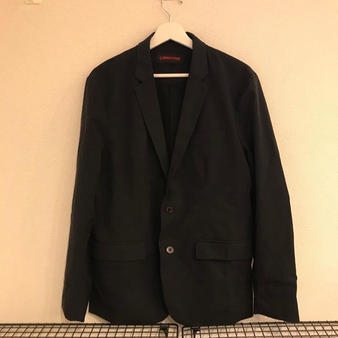 限定コラボ！ナノユニバース×ブリーフィングビジネスジャケットL/別注ブラック
