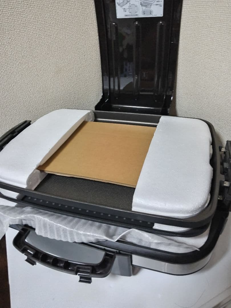 新品未使用象印やきやき ホットプレート ステンレスブラック EA-GZ30-XB