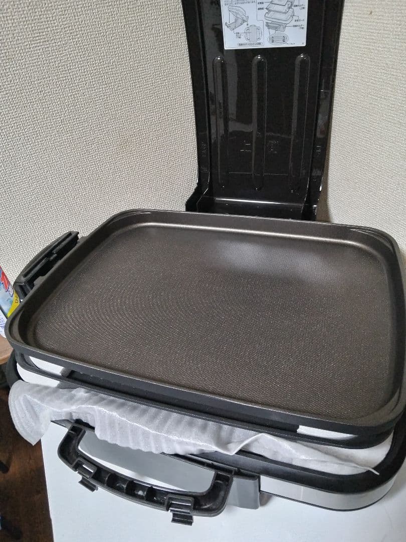 新品未使用象印やきやき ホットプレート ステンレスブラック EA-GZ30-XB