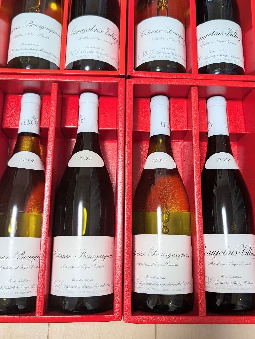 【5箱】 LEROY ルロワ ワイン ボージョレヴィラージュ コトーブルギニヨン