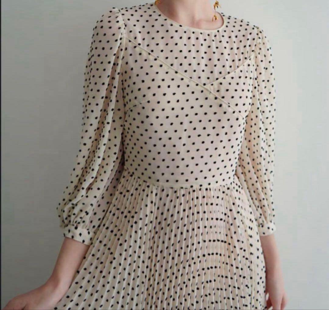 Acka dot pleats one-piece サイズ1