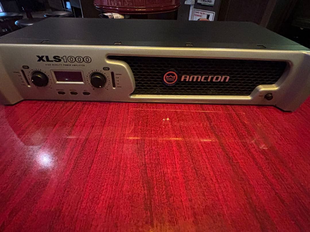 AMCRON XLS1000 パワーアンプ　動作確認済み