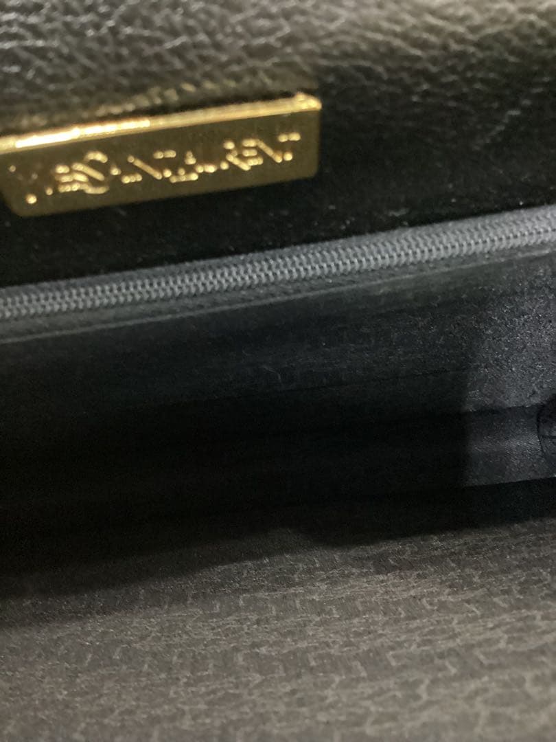 最終値下5.16◎S512P◎イヴサンローラン◎クラッチバッグ◎黒◎日本製