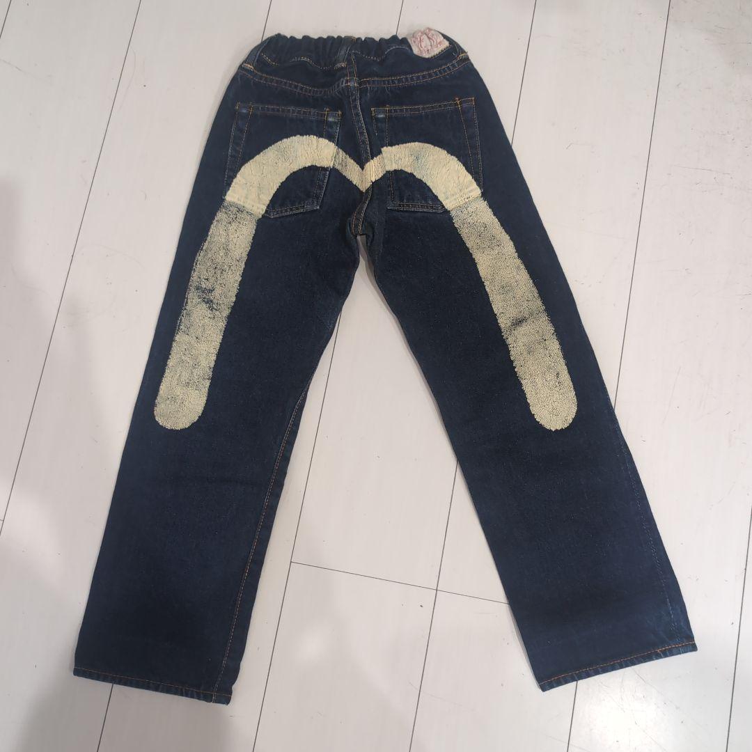 大人気　EVISU KIDS 大黒カモメマークデニムパンツ