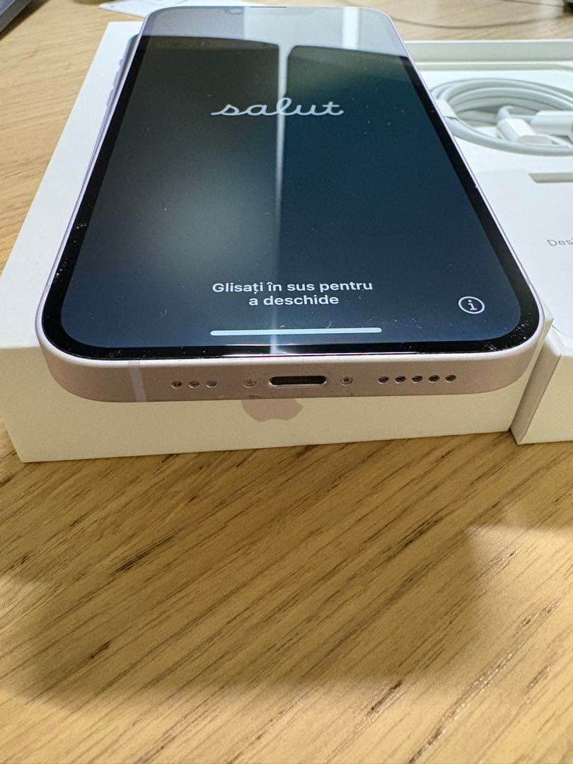 美品 Apple iPhone 14 256gbパープル 本体 85%