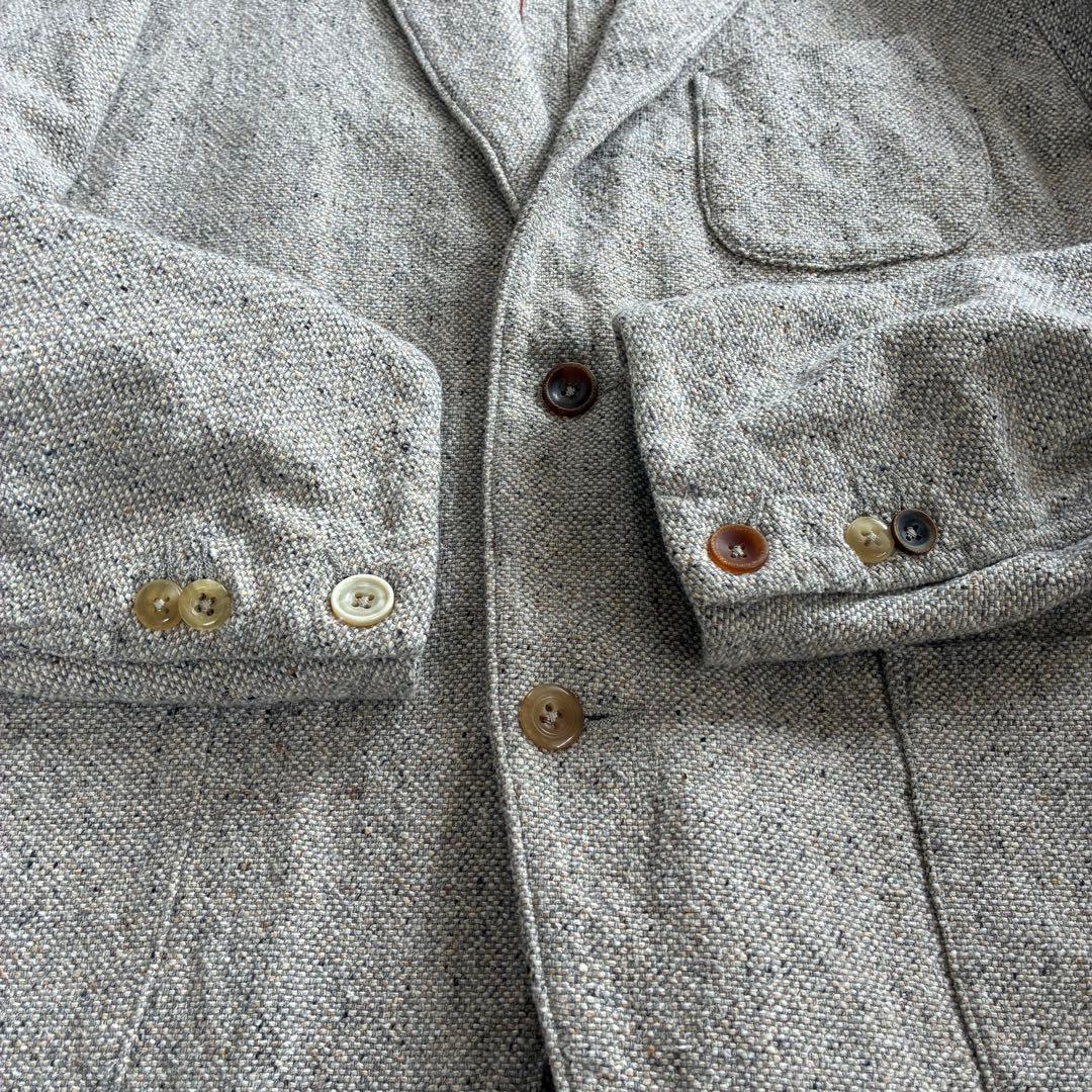 45rpm ツイード テーラードジャケット サイズ5 2XL コットン 2way