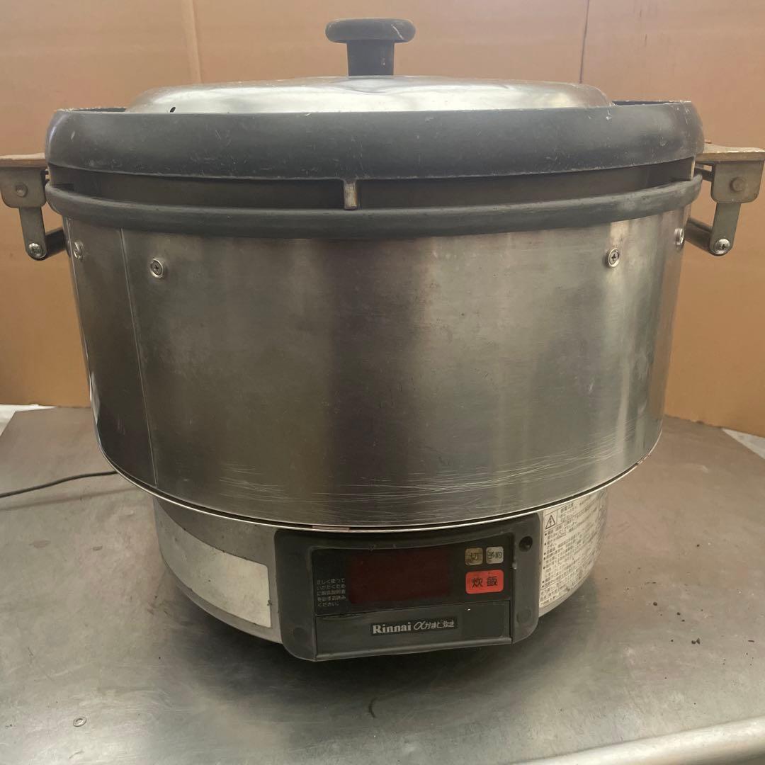 業務用 リンナイマイコン制御ガス炊飯器 αかまど炊き LPガス〔RR-50G1〕