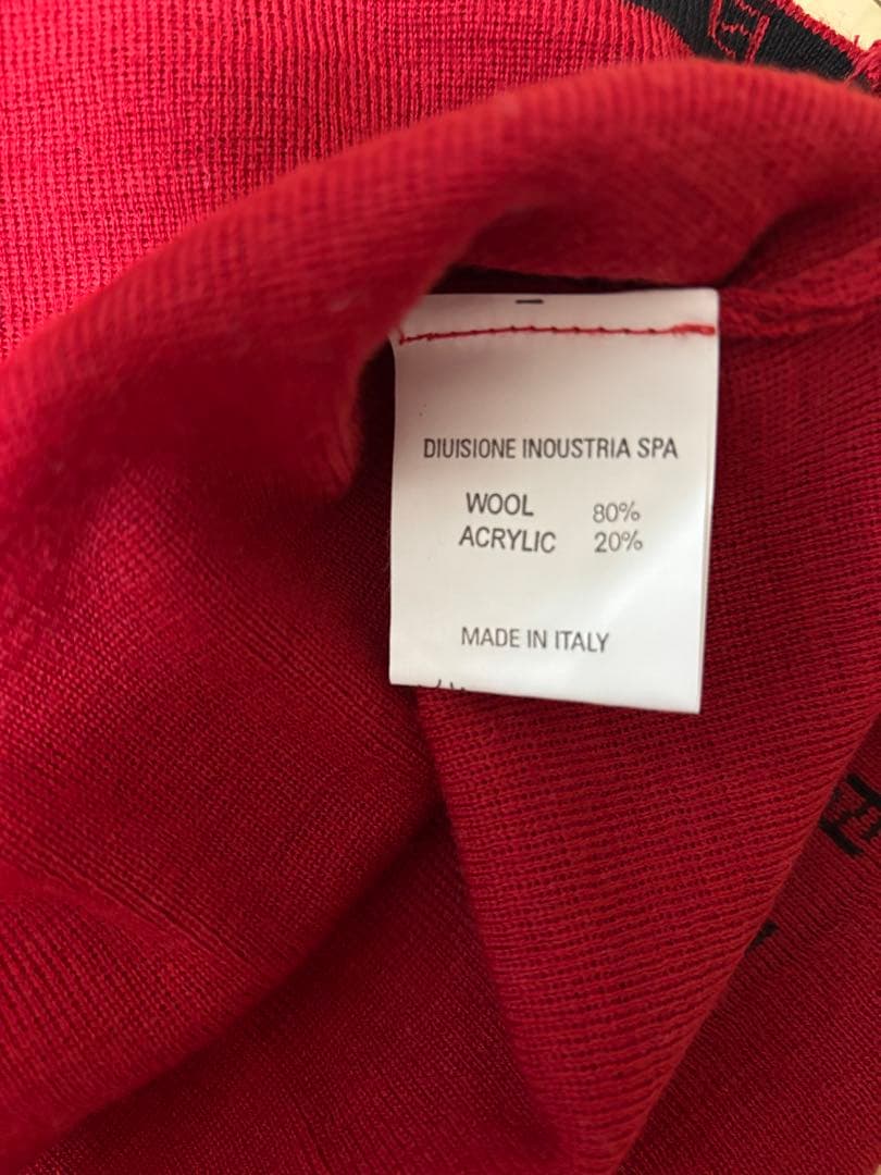 【美品】FENDI フェンディ FF柄 ズッカ柄 イタリア カーディガン ニット