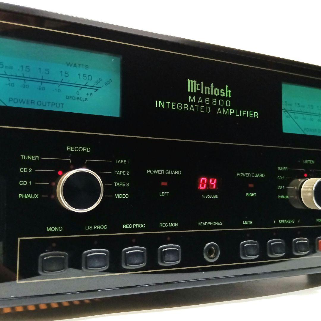 アンプ Macintosh MA6800 INTEGRATED AMPLIFIER