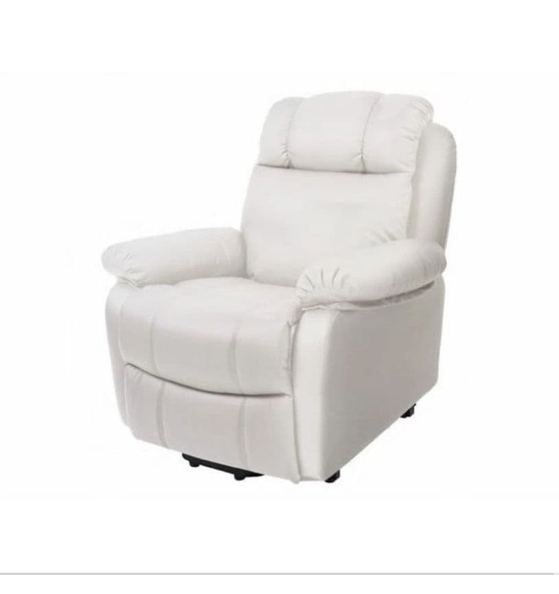 ホワイト リクライニングラウンジチェア