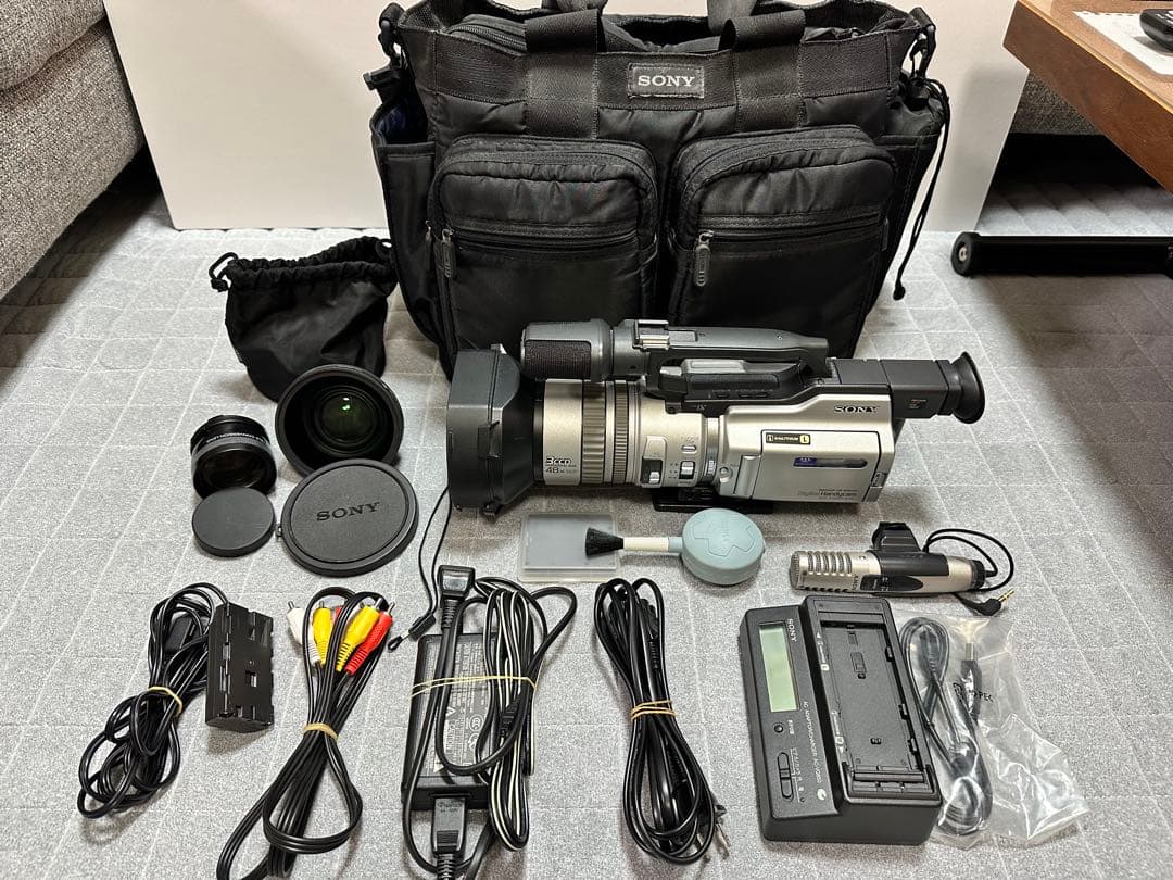 SONY DCR-VX2000 動作確認済み　ワイドレンズ付