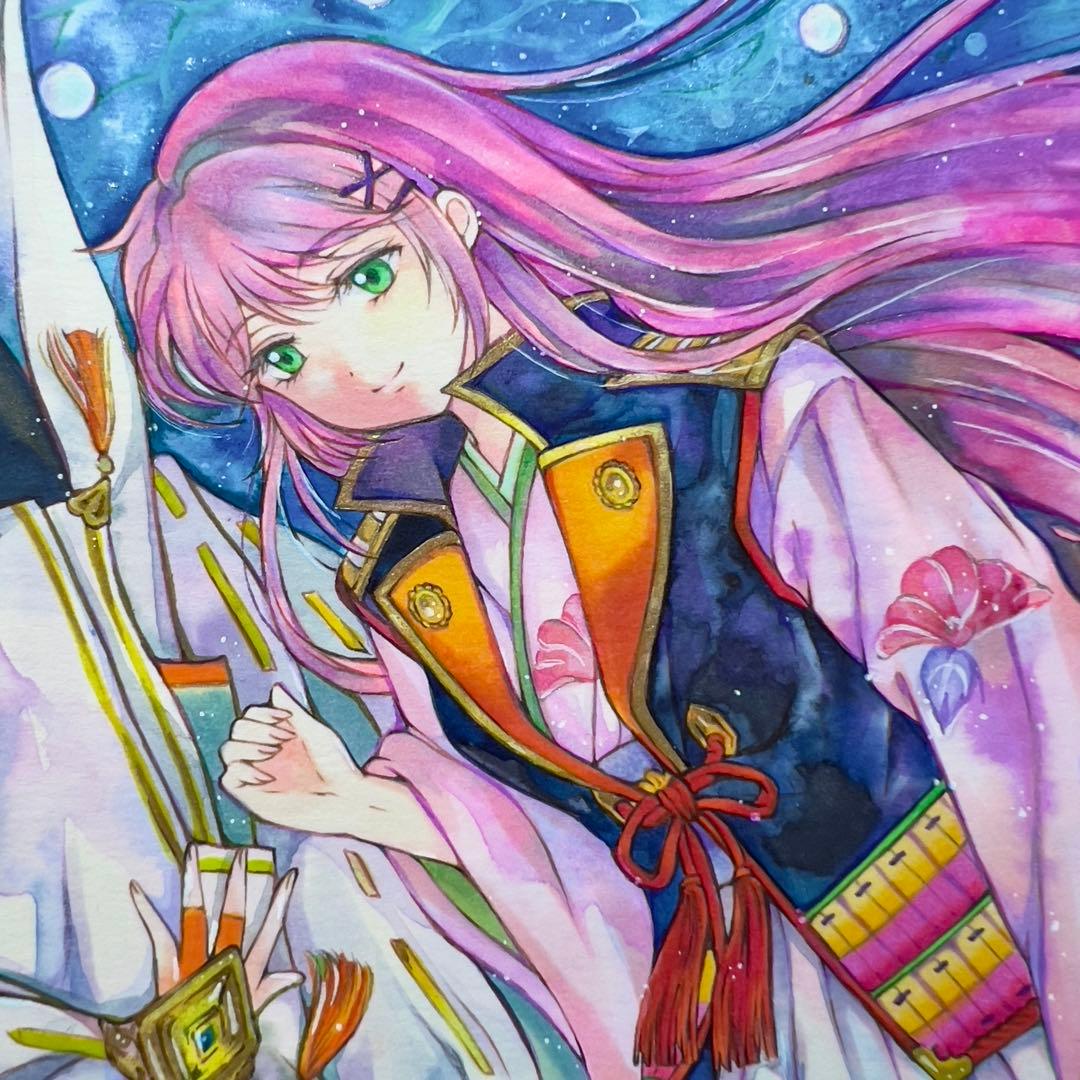 櫻様⭐︎手描きイラスト⭐︎オリジナル⭐︎原画⭐︎創作⭐︎アナログ⭐︎夢絵⭐︎コピック