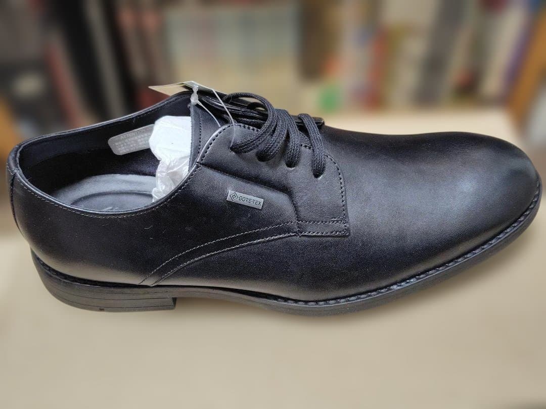 Clarks Ronnie Walk ブラックレザー メンズ UK7G 未使用