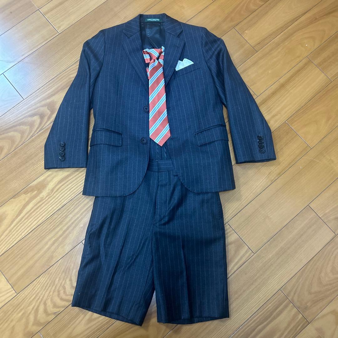 ミキハウス×エルメネジルドゼニア社製素材使用 グレースーツ 120cm