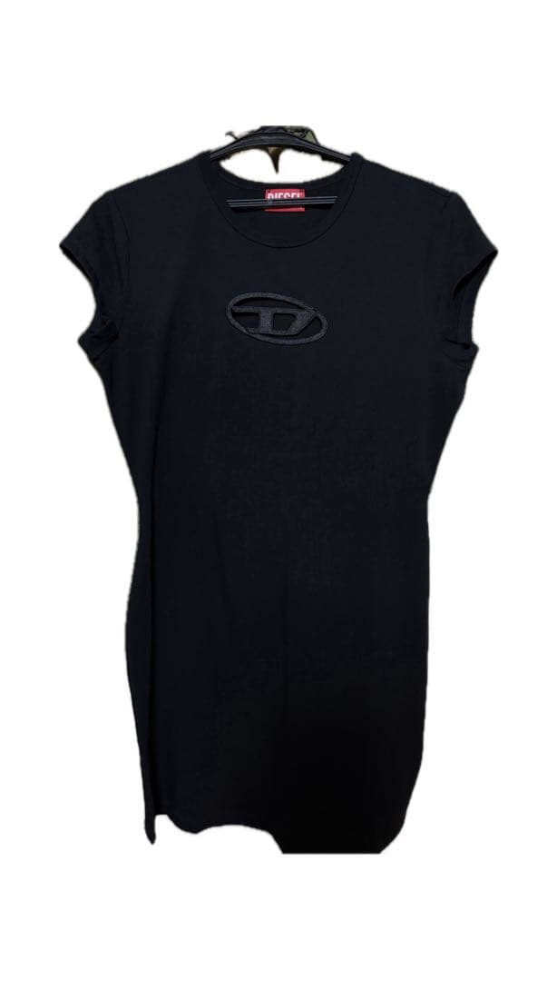 DIESEL D-ANGIEL ブラック Tシャツ L