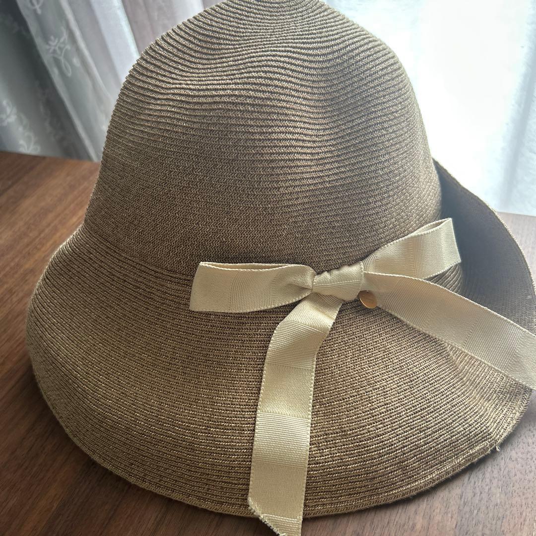 【美品】Athena New York 麦わら帽子 アシーナニューヨークレース❁