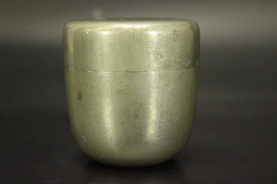 茶道具 錫 棗 茶壷 煎茶(A548)