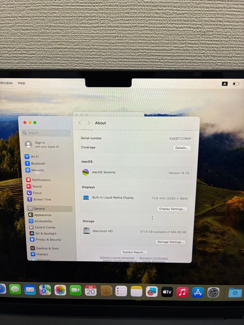 【即購入OK】MacBookAir M2 16/500 13インチ ミッドナイト
