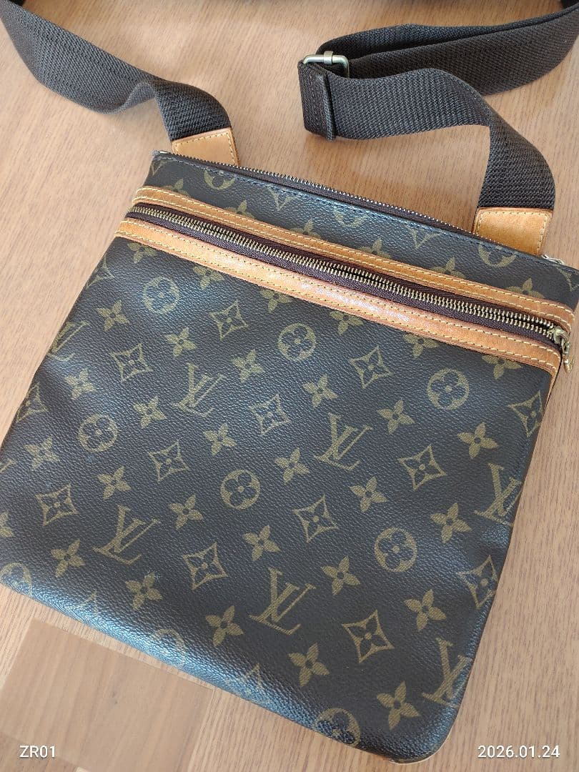 ルイヴィトン　ポシェットボスフォール　モノグラム　ショルダーバック