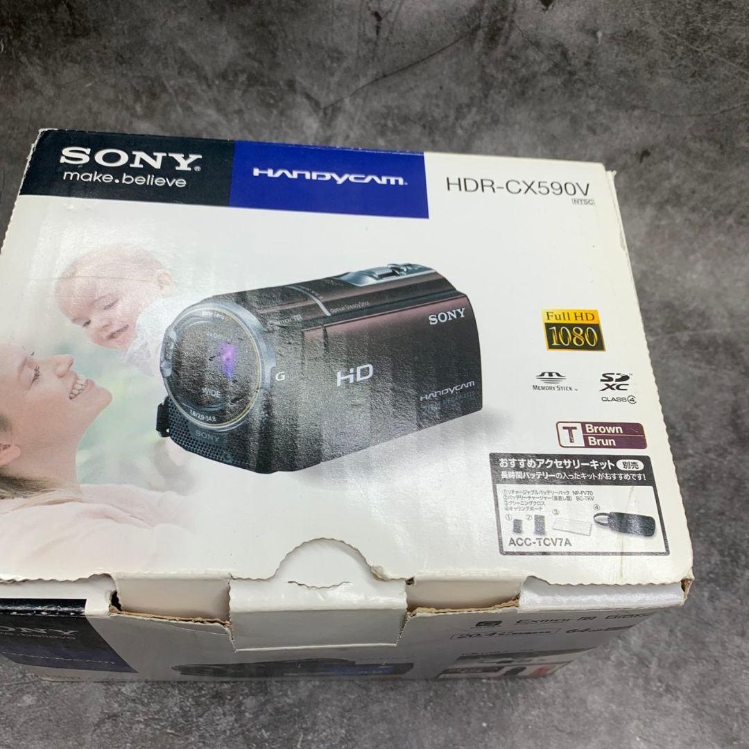 H038\" SONY Handycam HDR-CX590V ビデオカメラ