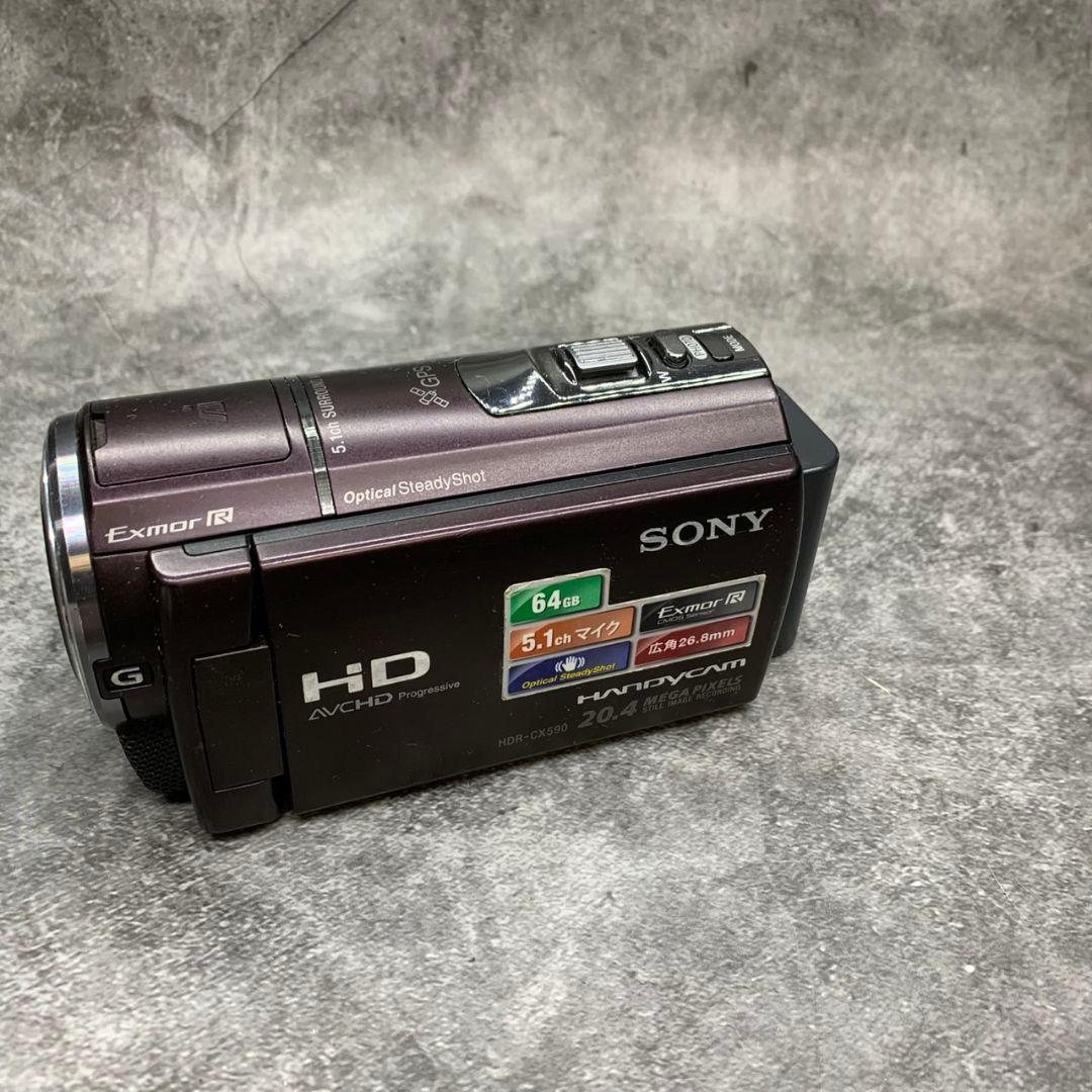 H038\" SONY Handycam HDR-CX590V ビデオカメラ