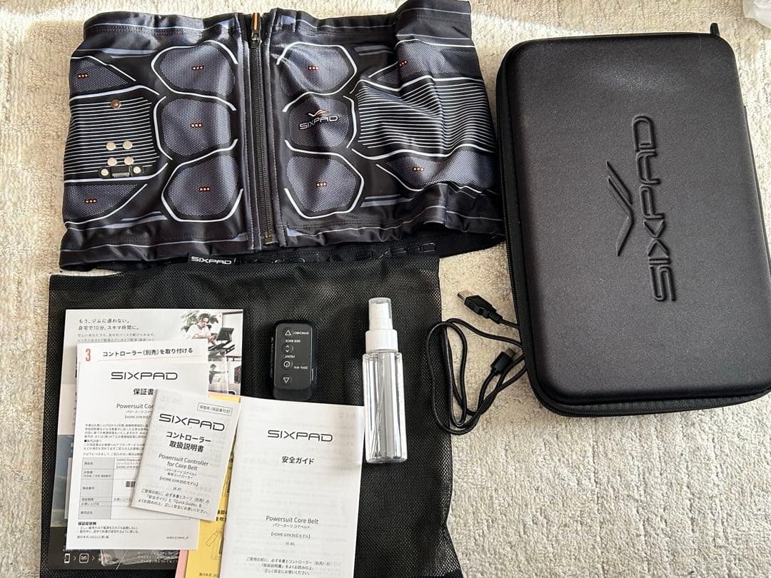 SIXPAD パワースーツ　コアベルト　Lサイズ 使用少ない