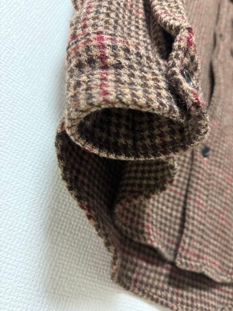 希少　POLO RALPHLAUREN シェットランド　ウール オーバー シャツ