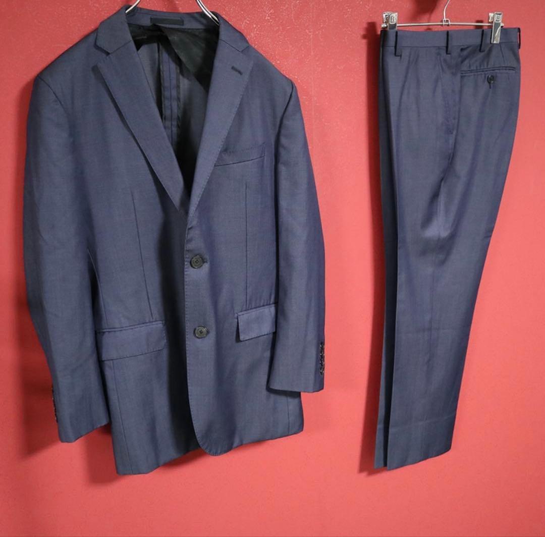 【極美品】バーバリーブラックレーベル 高級光沢 セットアップスーツ