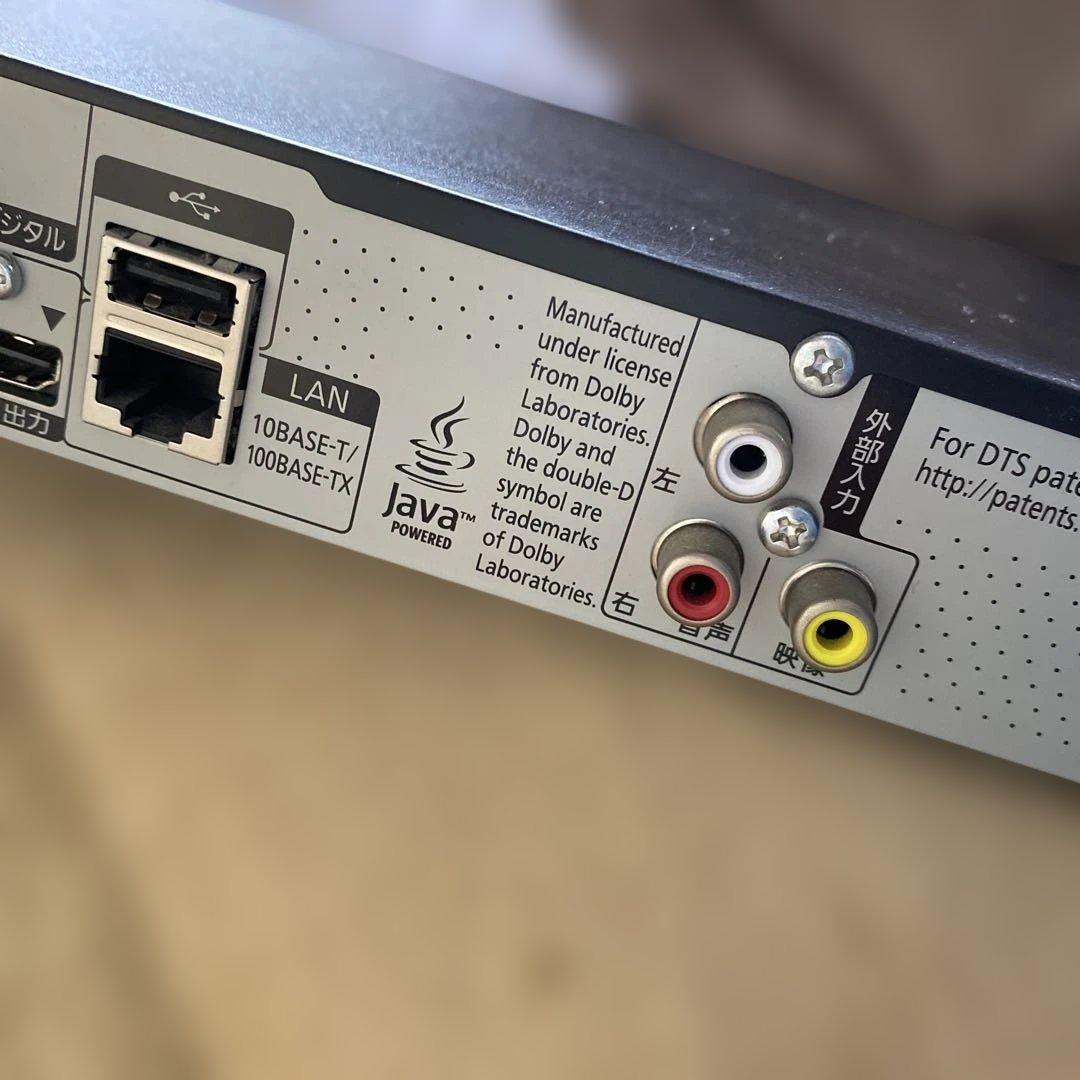 【中古品】Panasonic DMR-BRW1000 Blu-rayレコーダー