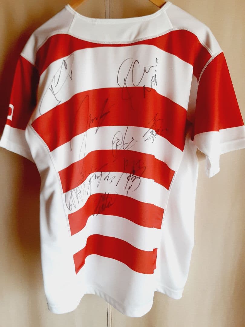 希少 ラグビー日本代表 記念ジャージ 選手直筆サイン入り