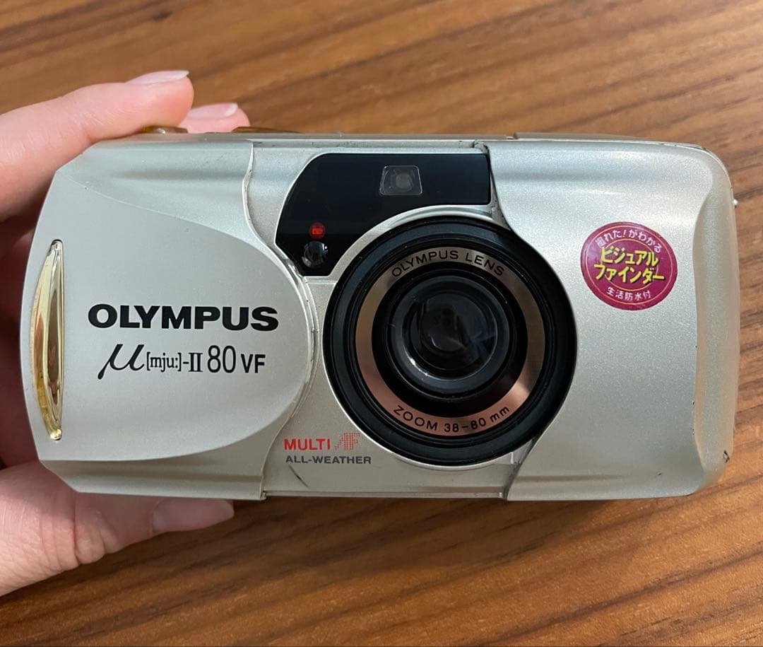 動作確認OLYMPUS μ mju II 80 VF フィルムカメラ オリンパス