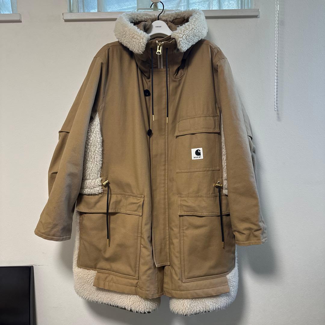 sacai Carhartt WIP シベリアンコート　3サカイ 美品