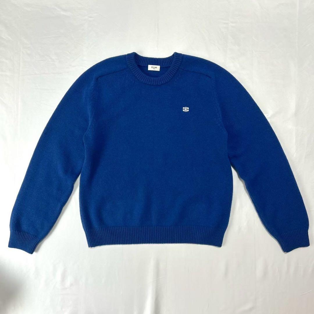 【美品】CELINE セリーヌ セーター 2023AW トリオンフ 刺繍 XL