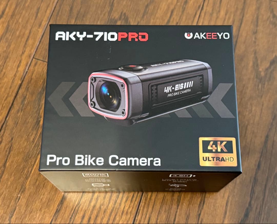 AKEEYO AKY-710PRO 4K 手ぶれ補正 自転車用ドライブレコーダー