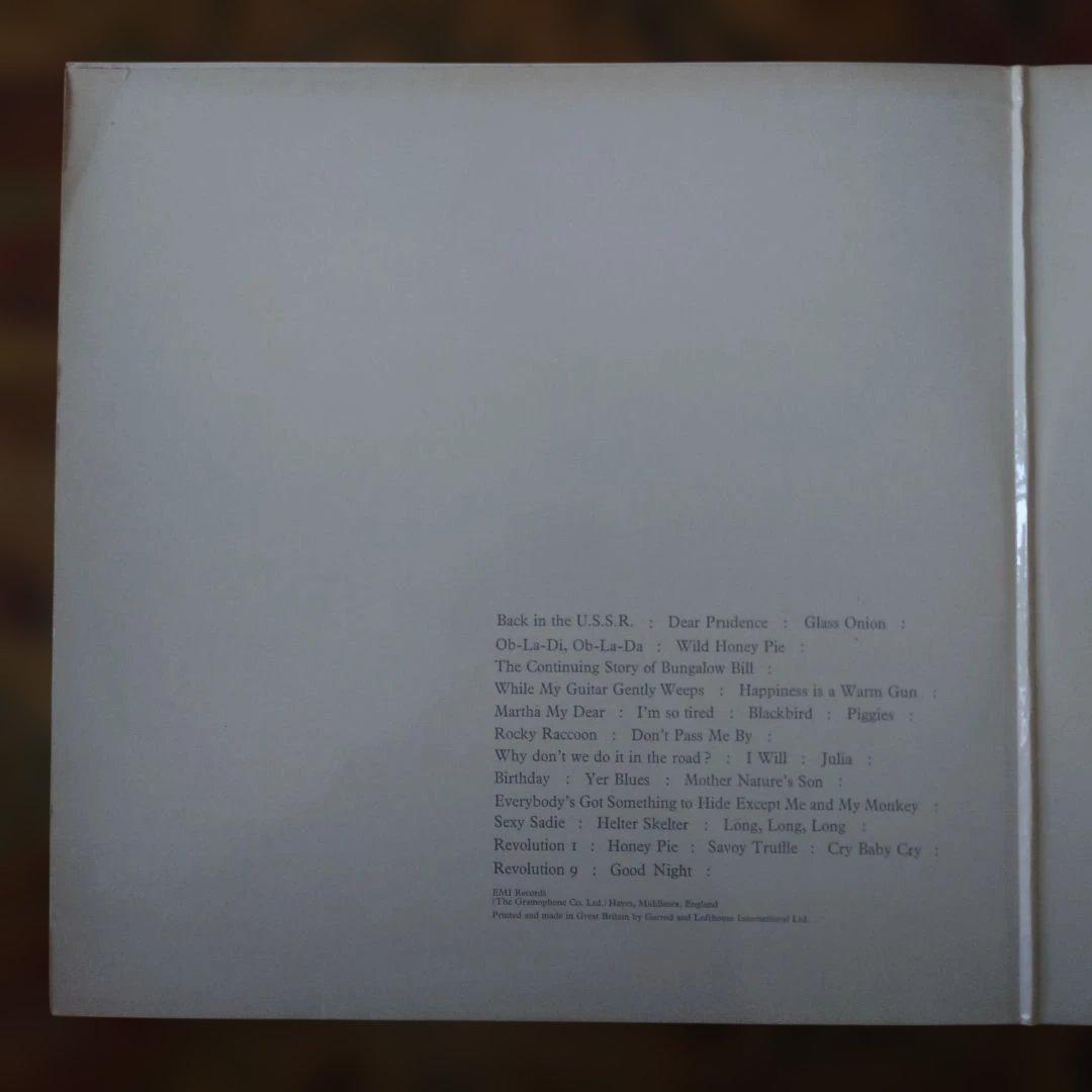 UKニアミント盤The Beatles ホワイトアルバム