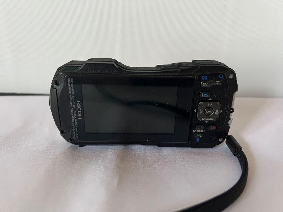 RICOH WG-60 コンパクトデジタルカメラ 黒/赤