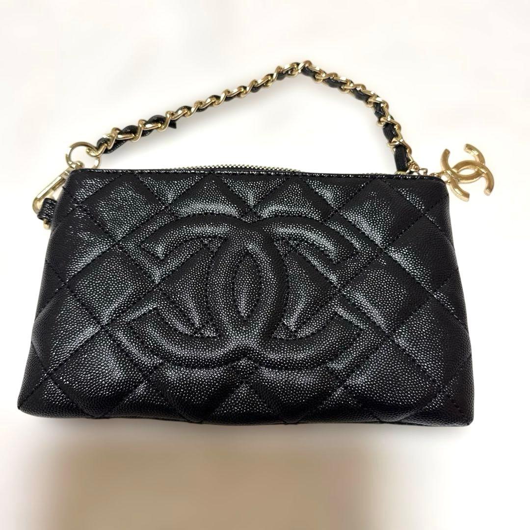 CHANEL ブラック ポーチ　ノベルティ