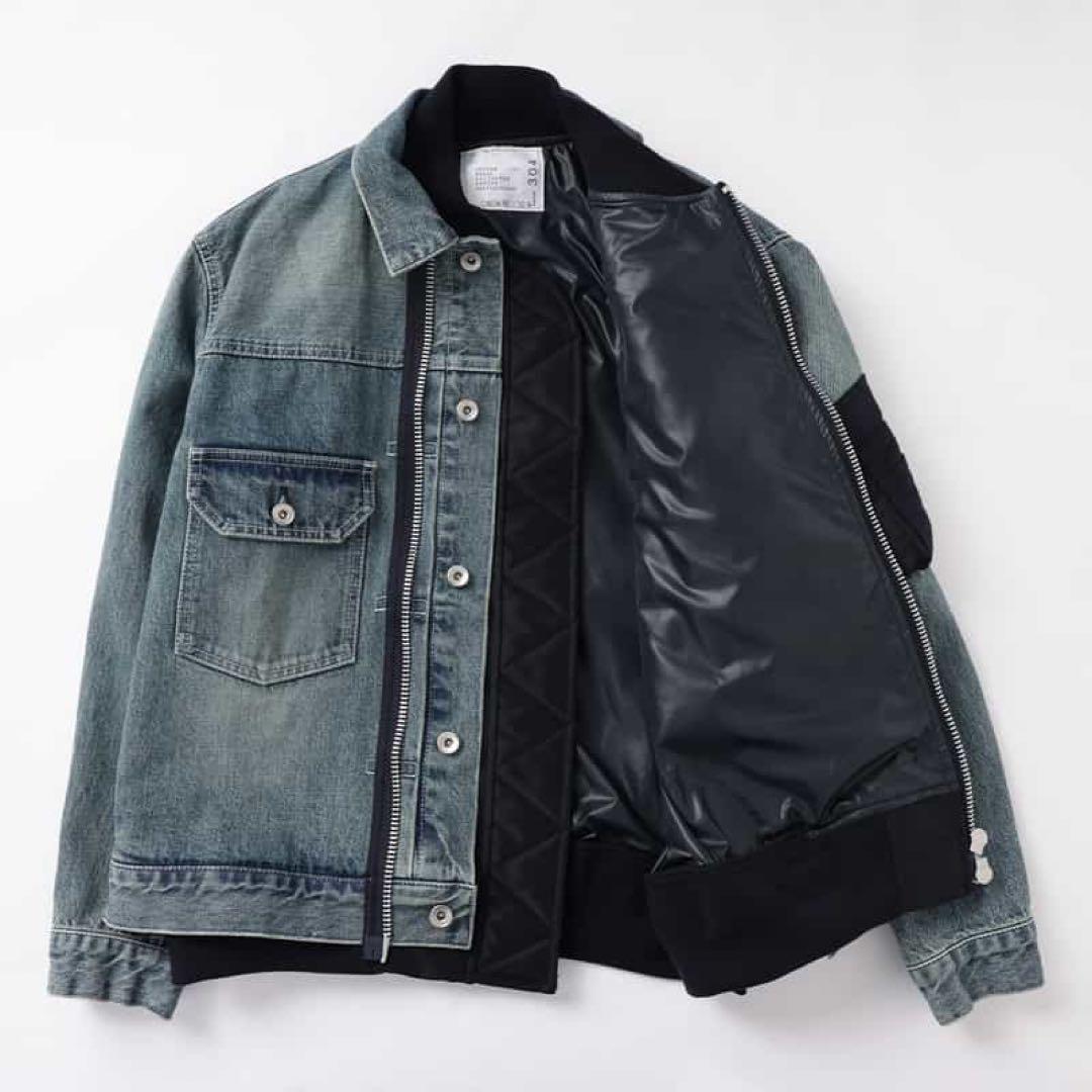 SACAI＜サカイ＞ コンビネーション デニムジャケット
