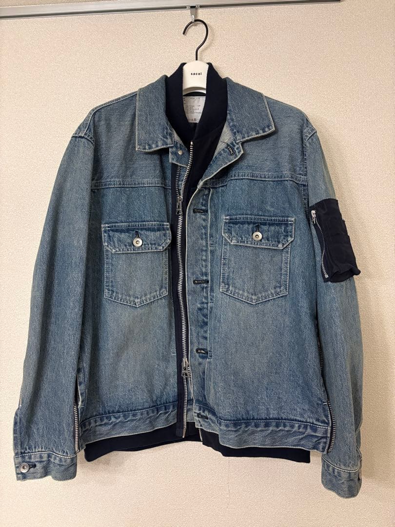 SACAI＜サカイ＞ コンビネーション デニムジャケット