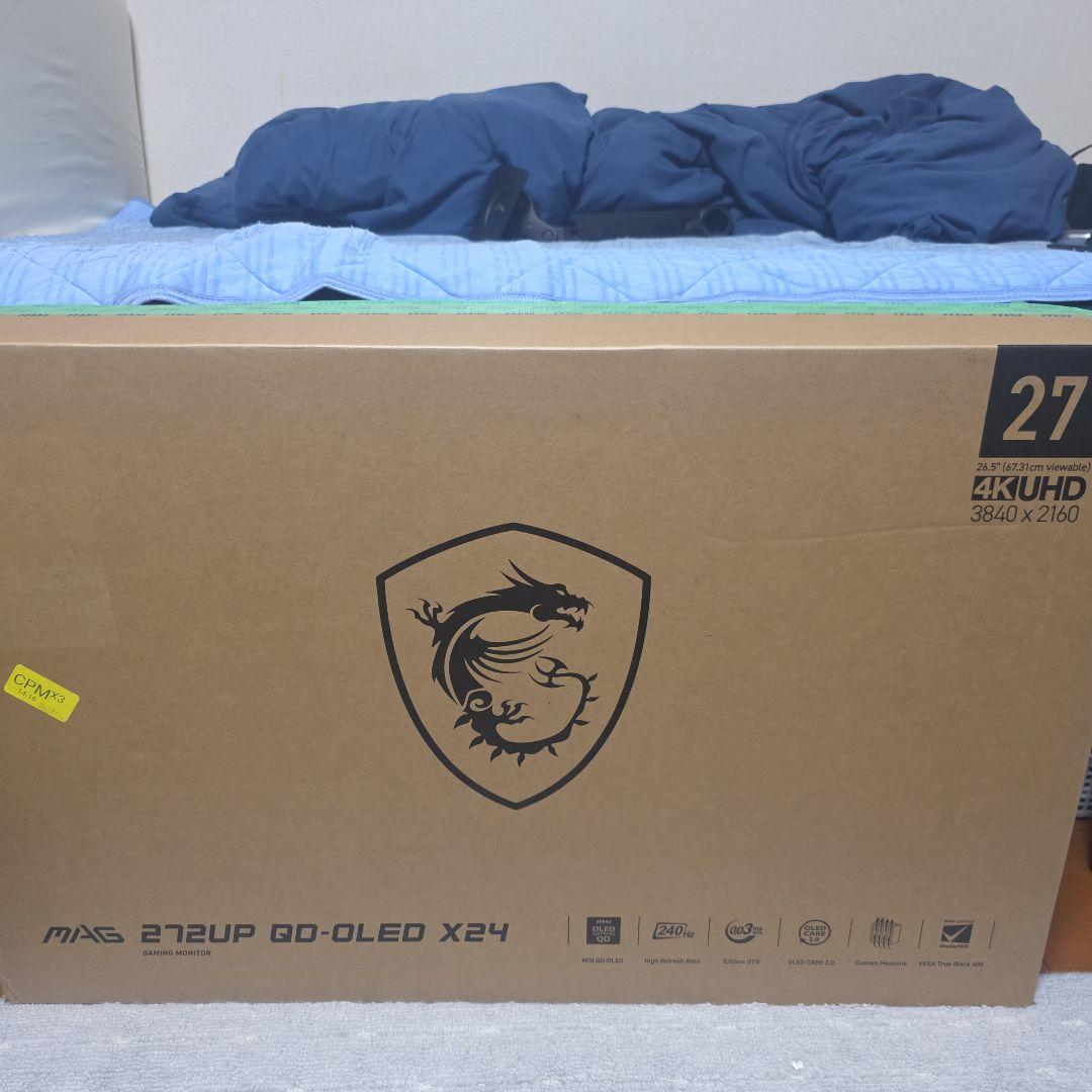 MSI MAG 272UP QD-OLED X24 27インチ　モニター