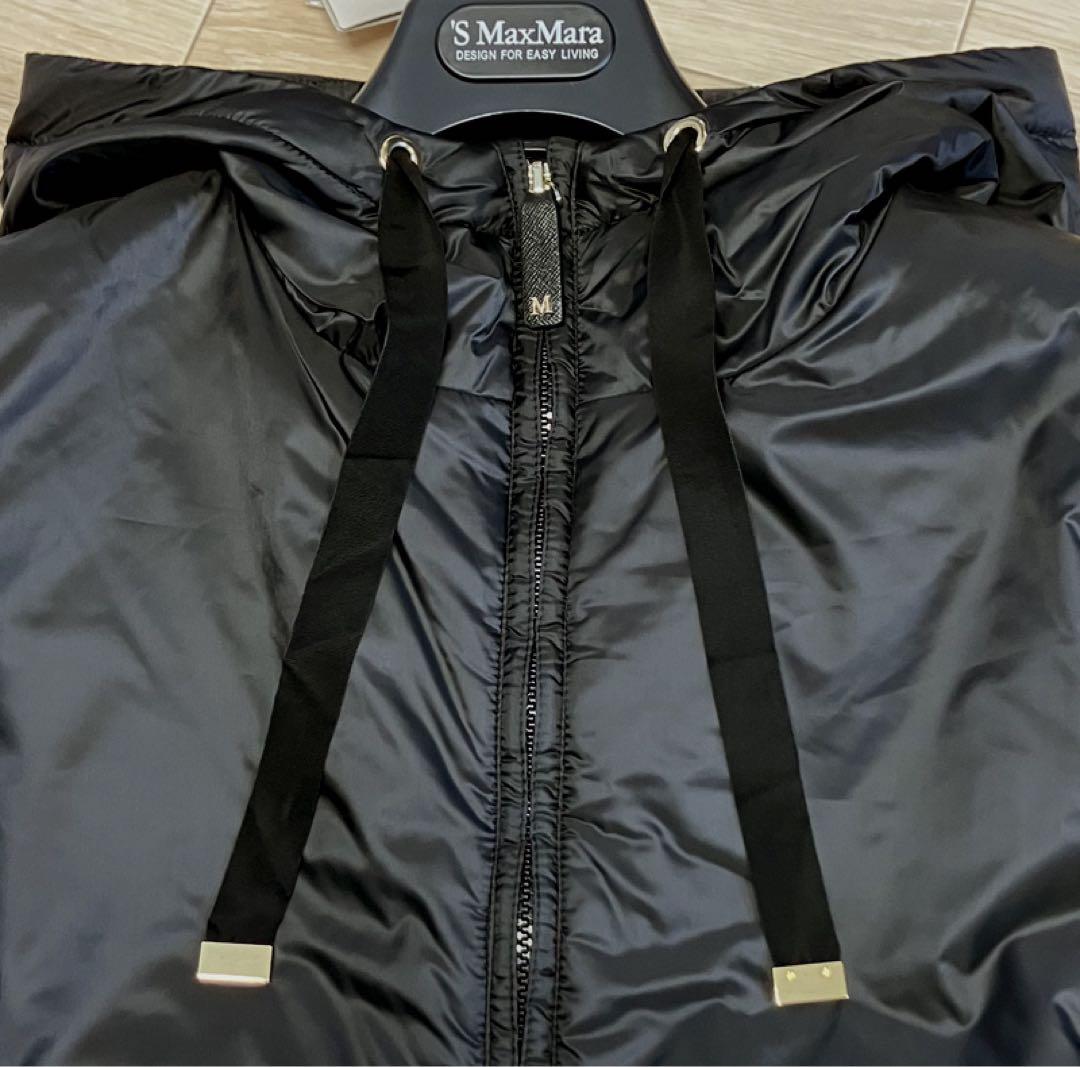 マックスマーラ The Cube フード付きショート丈ブルゾン ブラック