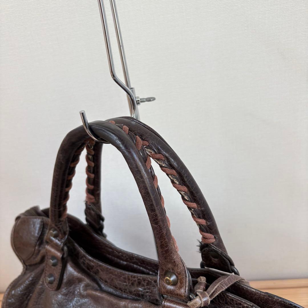 BALENCIAGA The City 115748 2way Bag ブラウン